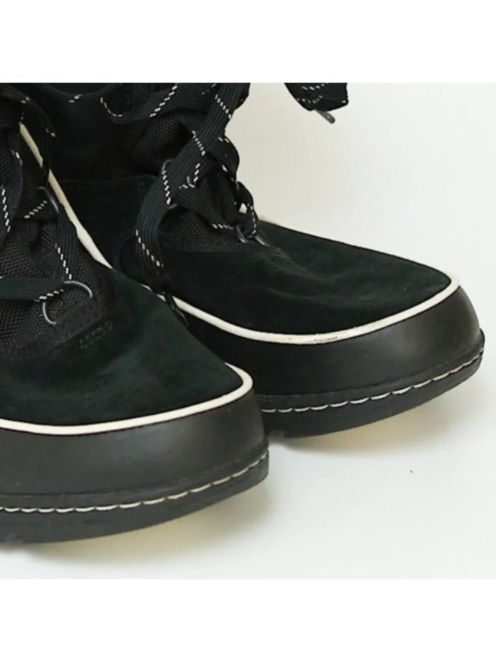 SOREL Tivoli Womens Winter Boots Size 9.5 Womens Black Waterproof Faux Fur Lined